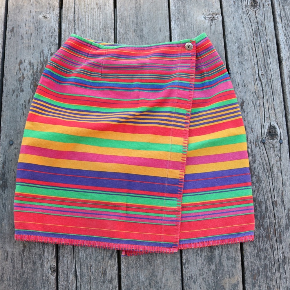 Vintage Striped Skirt
